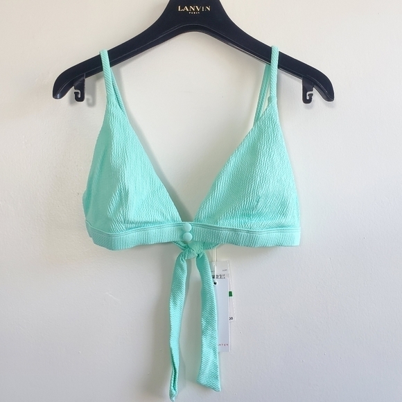 New Red Carter Textured Bikini Top & Bottom Matching Set NWT Large (8-10 US) - Picture 9 of 16